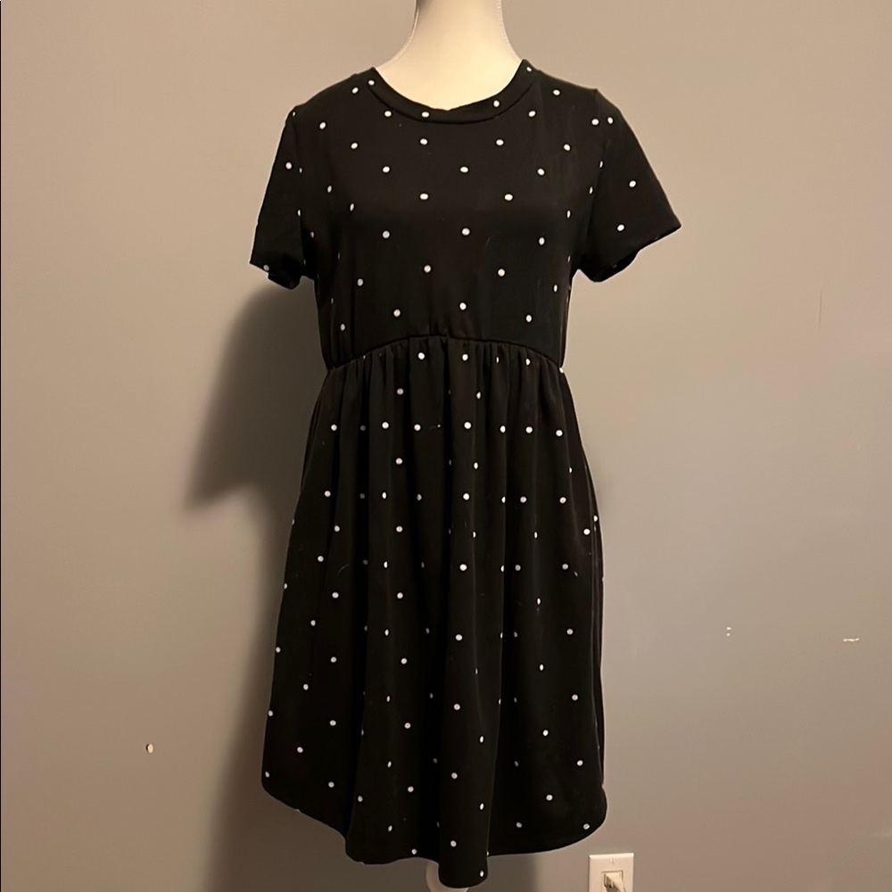 Black Polka Dot Dress